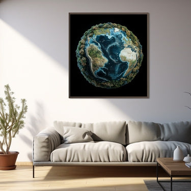 Earth Canvas Art